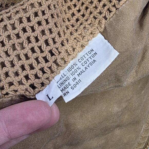 City Limits Vest Mens Large Brown Utility Fishing Safari Mesh Pockets Hunting - Picture 9 of 13